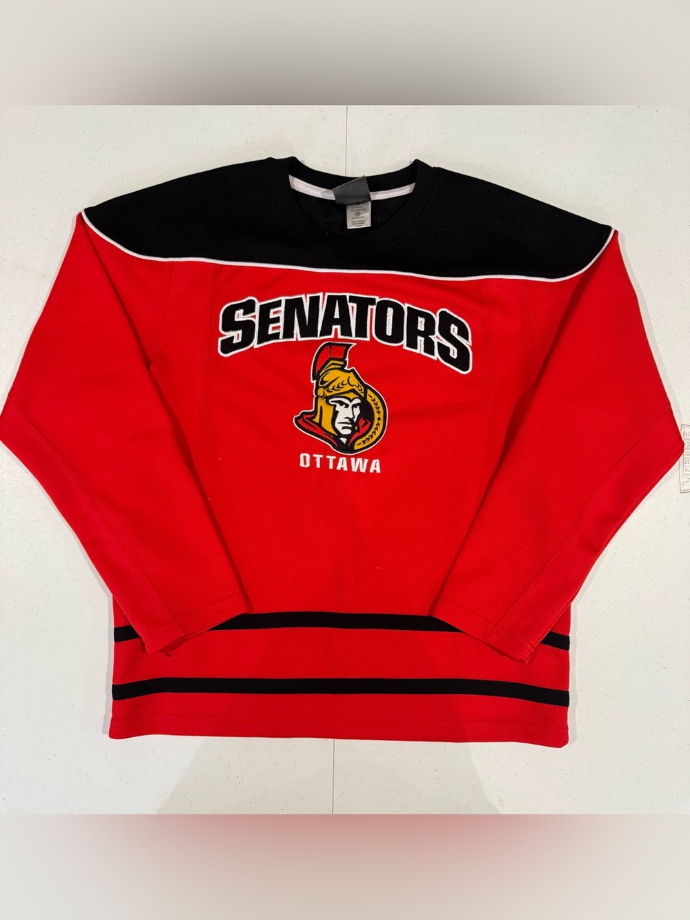 Mighty Mac Ottawa Senators NHL Hockey Jersey size boys large